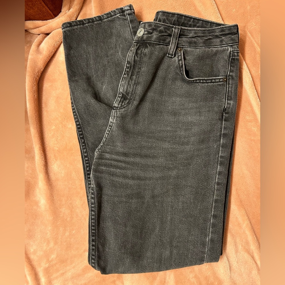 BDG Gray / Black Straight “Mom” Jeans